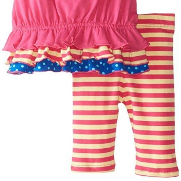 Bonnie Baby Girl Legging Set Summer Outfit Clothes Lot NWT 6-9 Mo NWT - Picture 8 of 12